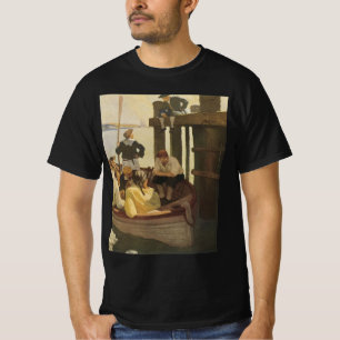 Camiseta En Queen's Ferry por NC Wyeth, Piratas Vintage