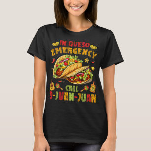 Camiseta En Queso Taco Emergencia Llamada 9-juan-juan Diver