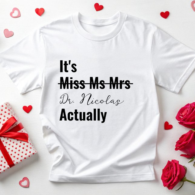 Camiseta En realidad es el regalo del futuro Médica de grad (Subido por el creador)