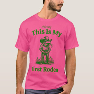Camiseta En Realidad Este Es Mi Primer Rodeo Wild West Cowb