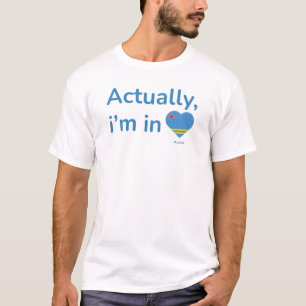 Camiseta En realidad estoy en Aruba