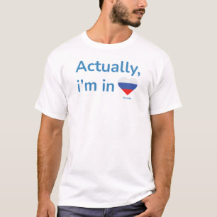 Camiseta En realidad estoy en Rusia