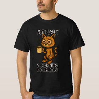 Camiseta En Realidad No Es Una Persona De La Mañana.