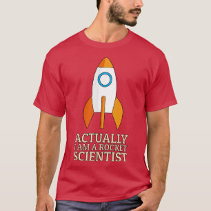Camiseta En Realidad Soy Un Científico De Cohetes