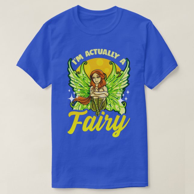Camiseta En Realidad Soy Un Hada (Diseño del anverso)