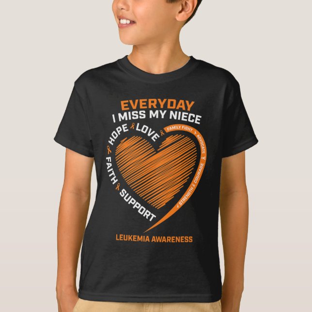 Camiseta En Recuerdo De La Memoria Amante De Mi Leucemia De (Anverso)