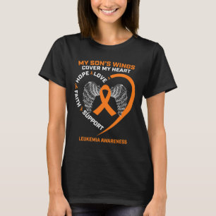 Camiseta En Recuerdo De Mi Hijo Amando La Leucemia De La Me