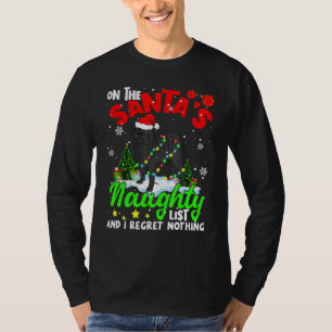 Camiseta En Santa List No Lamento Nada De Nochebuena Santa 