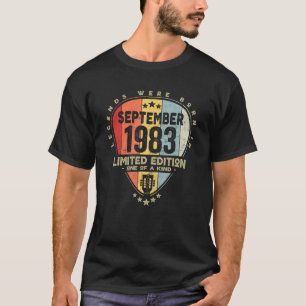 Camiseta En Septiembre De 1983 Nacieron Leyendas De púa de 