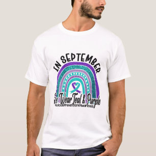 Camiseta En Septiembre, Las Mujeres Usamos Suicidio Verde a