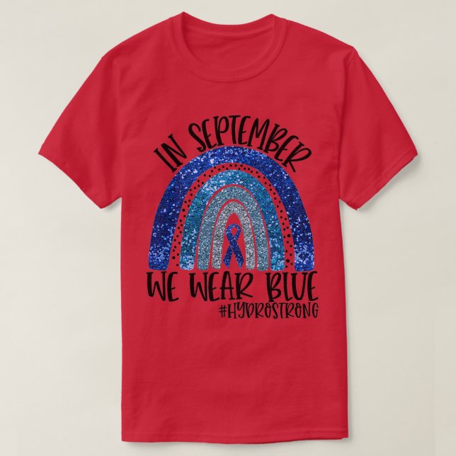 Camiseta En septiembre llevamos una conciencia azul de hidr (Diseño del anverso)