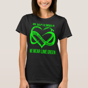 Camiseta En Septiembre Se Vio Lime Lesiones En El Cordón Ve