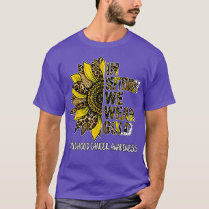 Camiseta En Septiembre Usa Oro El Leopard Su
