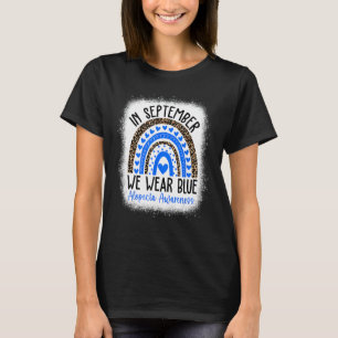 Camiseta En Septiembre Usamos Alopecia Azul Areata Awarenes