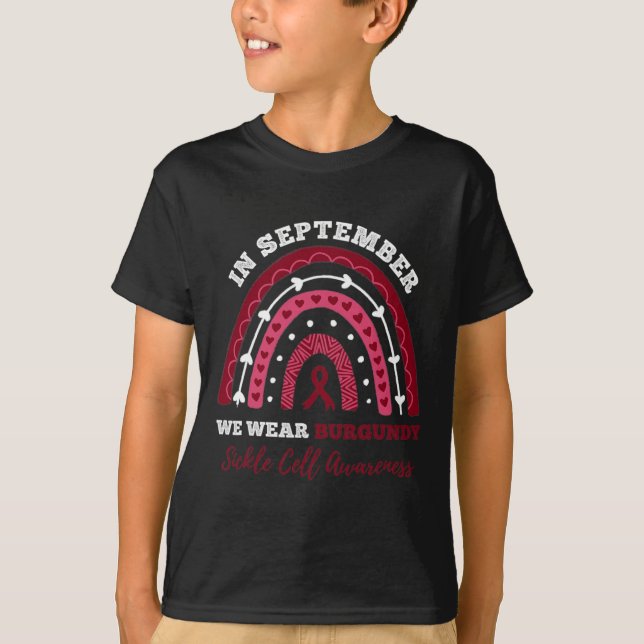 Camiseta En Septiembre Usamos Avientos De Células De Enferm (Anverso)