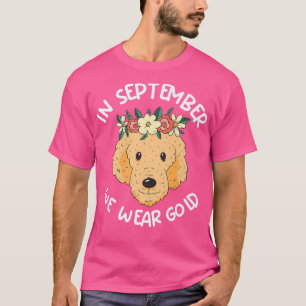Camiseta En Septiembre Usamos Awa El Cáncer Infantil De Per