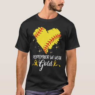 Camiseta En Septiembre, Usamos Cáncer De Niños De Softll De