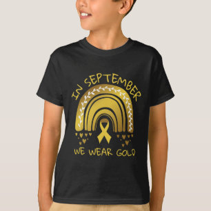 Camiseta En Septiembre Usamos - Conciencia sobre el cáncer 