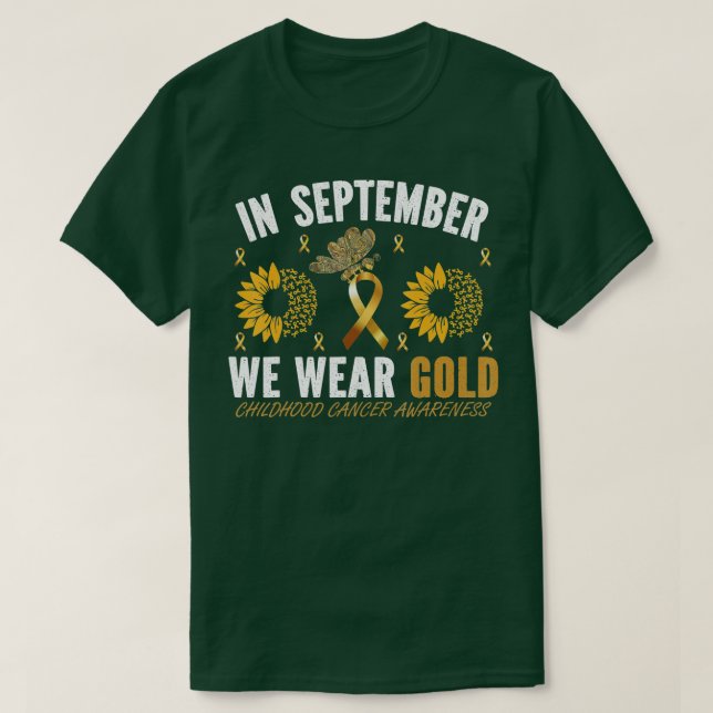 CAMISETA EN SEPTIEMBRE USAMOS CONCIENCIA SOBRE EL CÁNCER DE (Diseño del anverso)