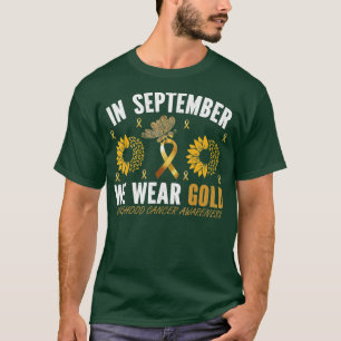 CAMISETA EN SEPTIEMBRE USAMOS CONCIENCIA SOBRE EL CÁNCER DE