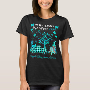 Camiseta En Septiembre Usamos Diáseas Poliquísticas Verde a