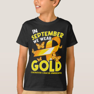 Camiseta En Septiembre, Usamos El Awaren Del Cáncer Infanti
