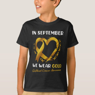 Camiseta En Septiembre Usamos El Awarene Del Cáncer Infant