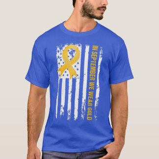 Camiseta En Septiembre Usamos El Awarene Del Cáncer Infanti