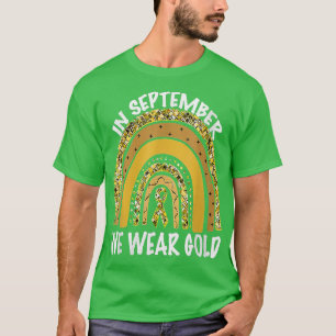 Camiseta En Septiembre Usamos El Awarene Del Cáncer Infanti