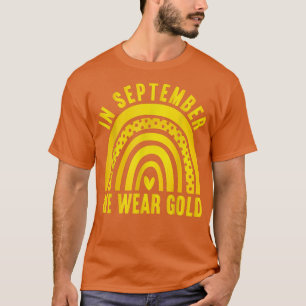 Camiseta En Septiembre Usamos El Awarene Del Cáncer Infanti