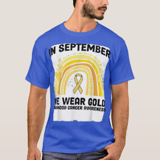 Camiseta En Septiembre Usamos El Awarene Del Cáncer Infanti