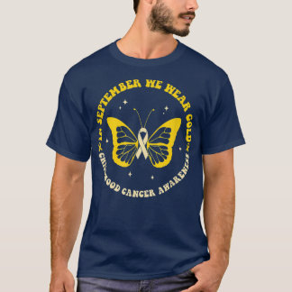 Camiseta En Septiembre Usamos El Awarene Del Cáncer Infanti