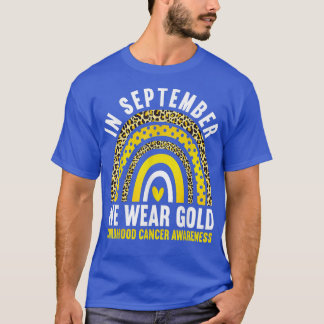 Camiseta En Septiembre Usamos El Awarene Del Cáncer Infanti