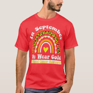 Camiseta En Septiembre Usamos El Awarene Del Cáncer Infanti