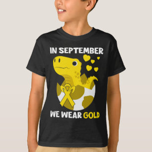 Camiseta En Septiembre Usamos El Awarene Del Cáncer Infanti