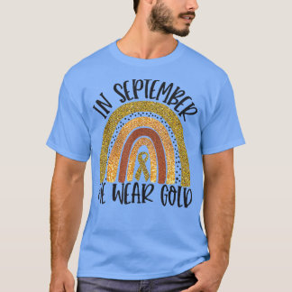 Camiseta En Septiembre Usamos El Awarene Del Cáncer Infanti