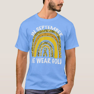 Camiseta En Septiembre Usamos El Awarene Del Cáncer Infanti