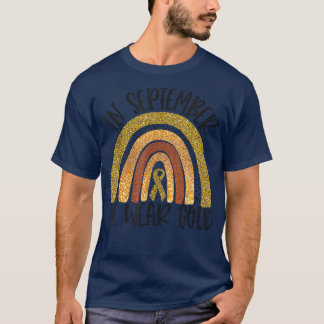 Camiseta En Septiembre Usamos El Awarene Del Cáncer Infanti