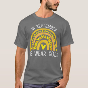 Camiseta En Septiembre Usamos El Awarene Del Cáncer Infanti