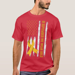 Camiseta En Septiembre Usamos El Awarene Del Cáncer Infanti