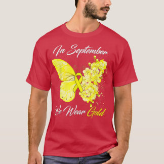 Camiseta En Septiembre Usamos El Awarene Del Cáncer Infanti