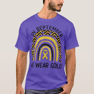 Camiseta En Septiembre Usamos El Awarene Del Cáncer Infanti