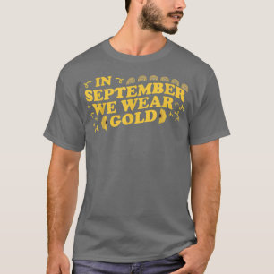 Camiseta En Septiembre Usamos El Awarene Del Cáncer Infanti