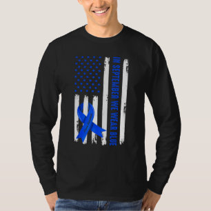 Camiseta En Septiembre Usamos La Conciencia De La Cinta Azu