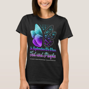 Camiseta En Septiembre Usamos La Conciencia Del Alzheimer M
