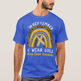 Camiseta En Septiembre Usamos La Conciencia Del Cáncer Infa