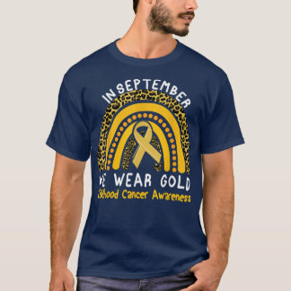 Camiseta En Septiembre Usamos La Conciencia Del Cáncer Infa