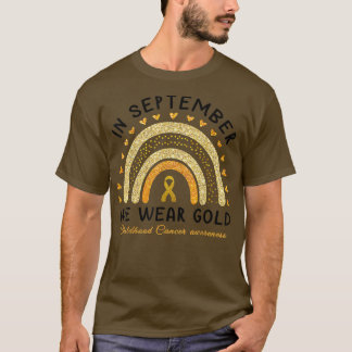 Camiseta En Septiembre Usamos La Conciencia Del Cáncer Infa
