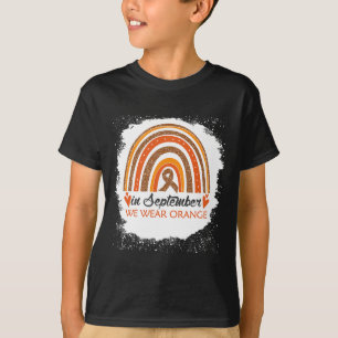 Camiseta En Septiembre, Usamos Leuke Arcoiris En Naranja.
