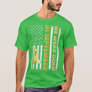 Camiseta En Septiembre Usamos Oro - Consciente Del Cáncer I